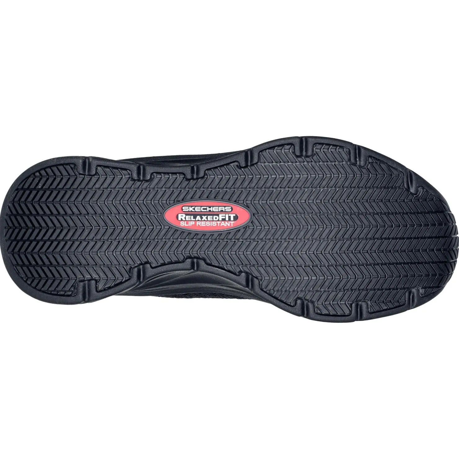 Work & Safety*Skechers Work Men's , D'Lux Walker SR - Luxir Work Shoe - Wide Width Black