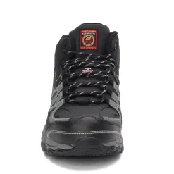 Sneakers & Athletics*Skechers Work Men's , Relaxed Fit: Holdredge - Rebem ST Boot - Wide Width Black/Charcoal