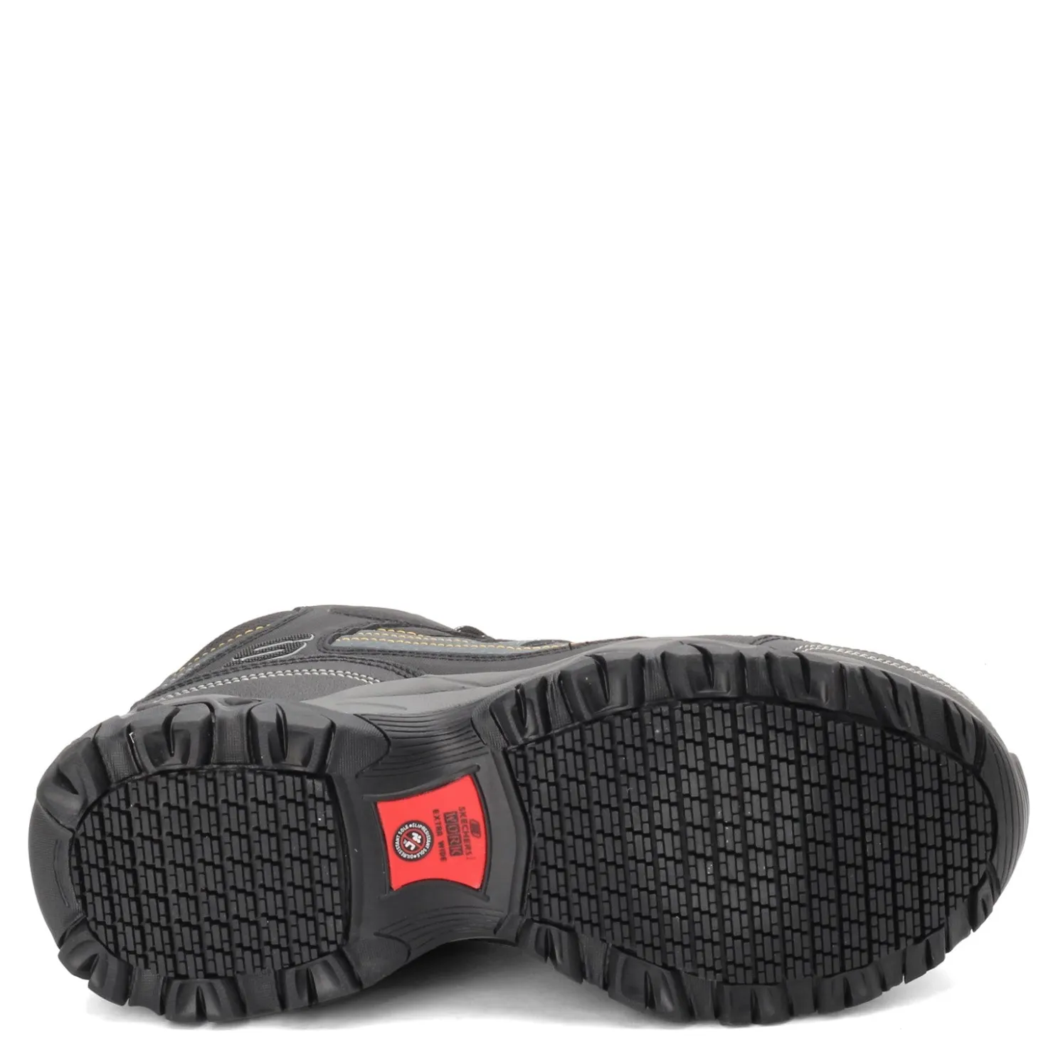 Sneakers & Athletics*Skechers Work Men's , Relaxed Fit: Holdredge - Rebem ST Boot - Wide Width Black/Charcoal