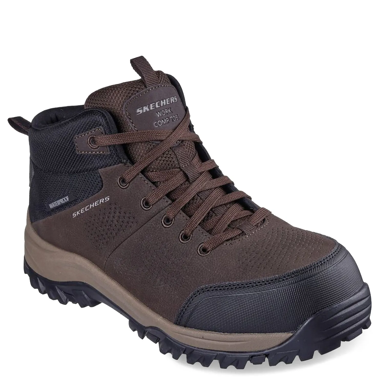 Work & Safety*Skechers Work Men's Skechers, Work: Relment - Erett Composite Toe Work Boot Brown