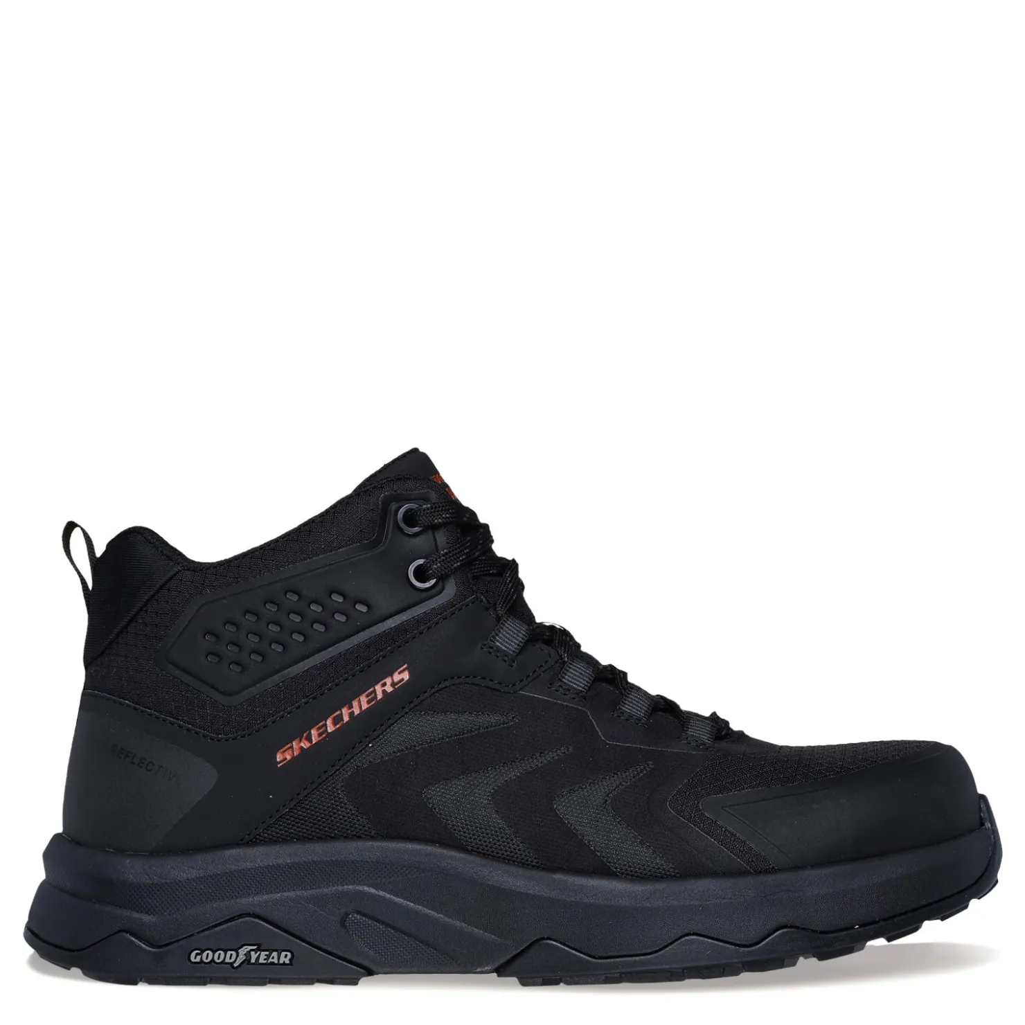 Sneakers & Athletics*Skechers Work Men's , Speed-Flex Trekker High-Top Carbon Toe Work Sneaker - Wide Width Black