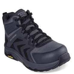 Sneakers & Athletics*Skechers Work Men's , Speed-Flex Trekker High-Top Carbon Toe Work Sneaker - Wide Width Charcoal