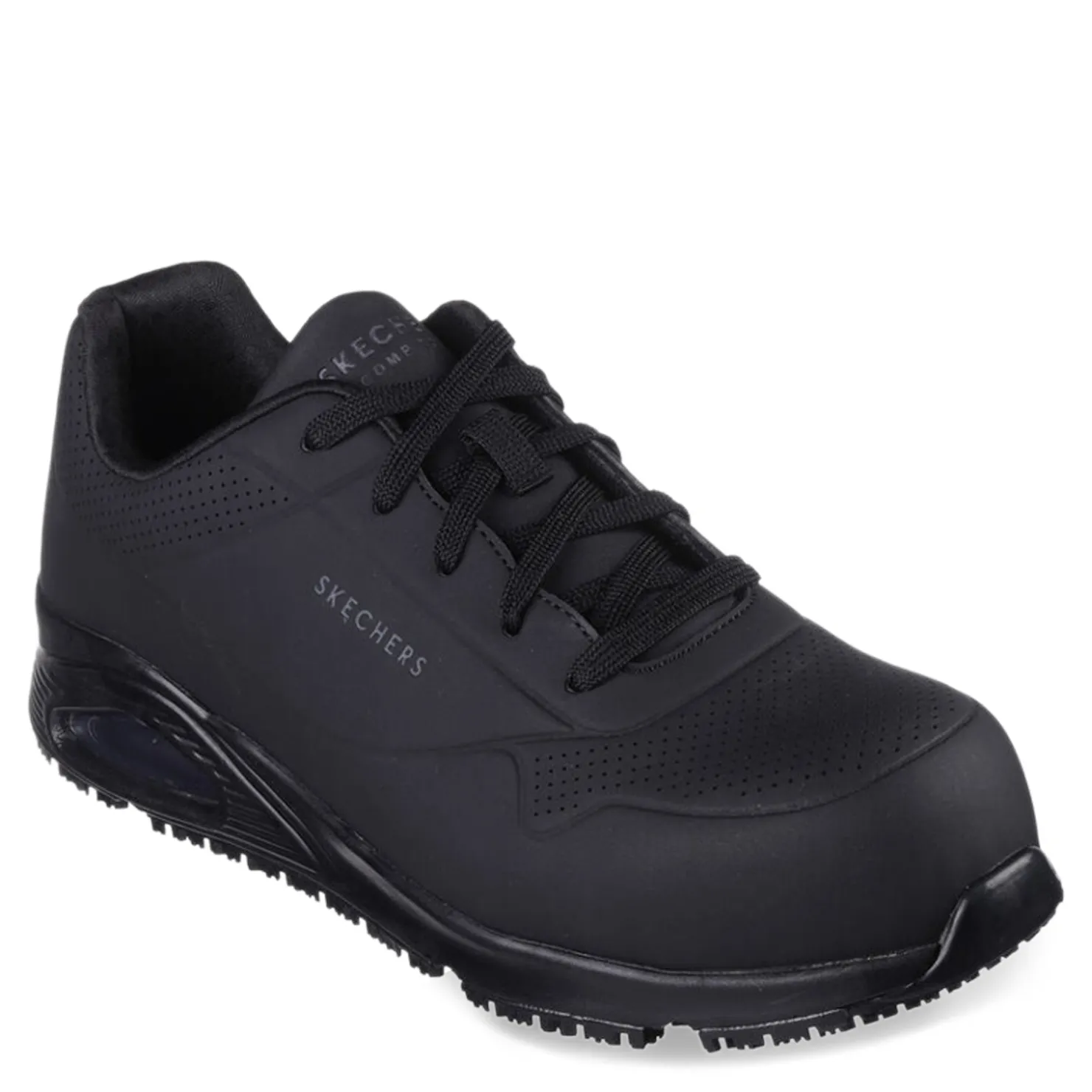 Sneakers & Athletics*Skechers Work Men's , Uno SR - Doltin Sneaker Black