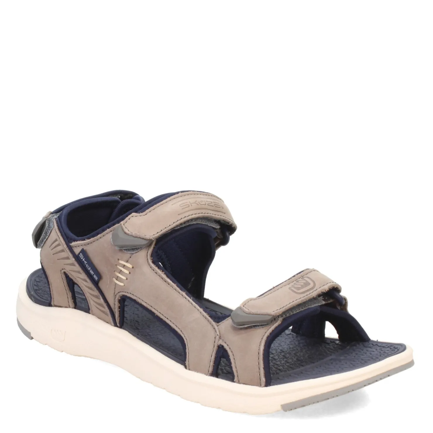Sandals*Skuze Men's , Cabo Sandal Grey Navy
