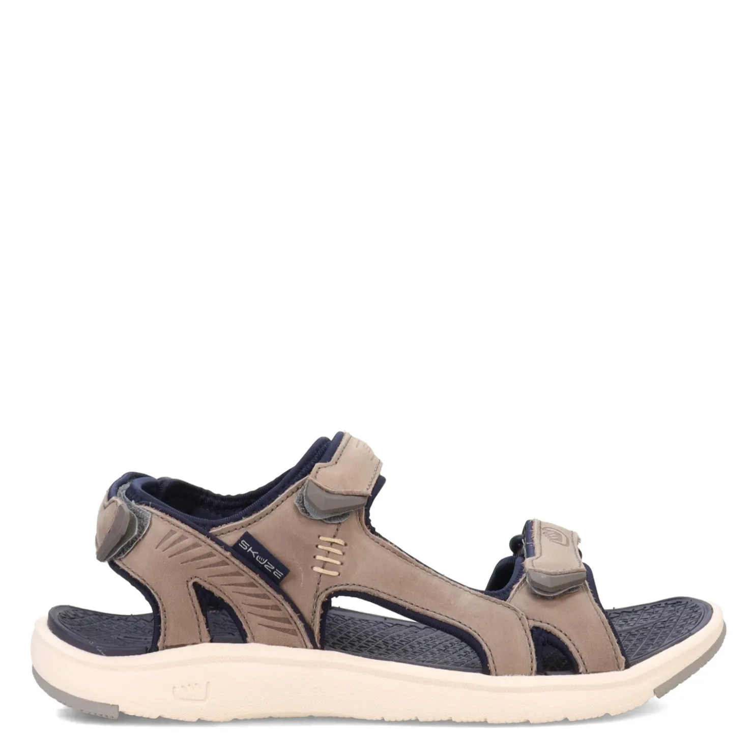 Sandals*Skuze Men's , Cabo Sandal Grey Navy