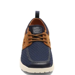 Boat Shoes*Skuze Men's , Del Marina - Stretch Fit Boat Shoe Navy Brown
