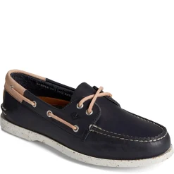 Slip-On Shoes*Sperry Men's , Authentic Original Veg Re-Tan Boat Shoe Navy