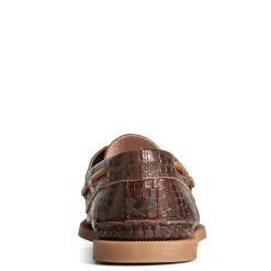 Boat Shoes*Sperry Men's , Authentic Original Boat Shoe Brown Croc