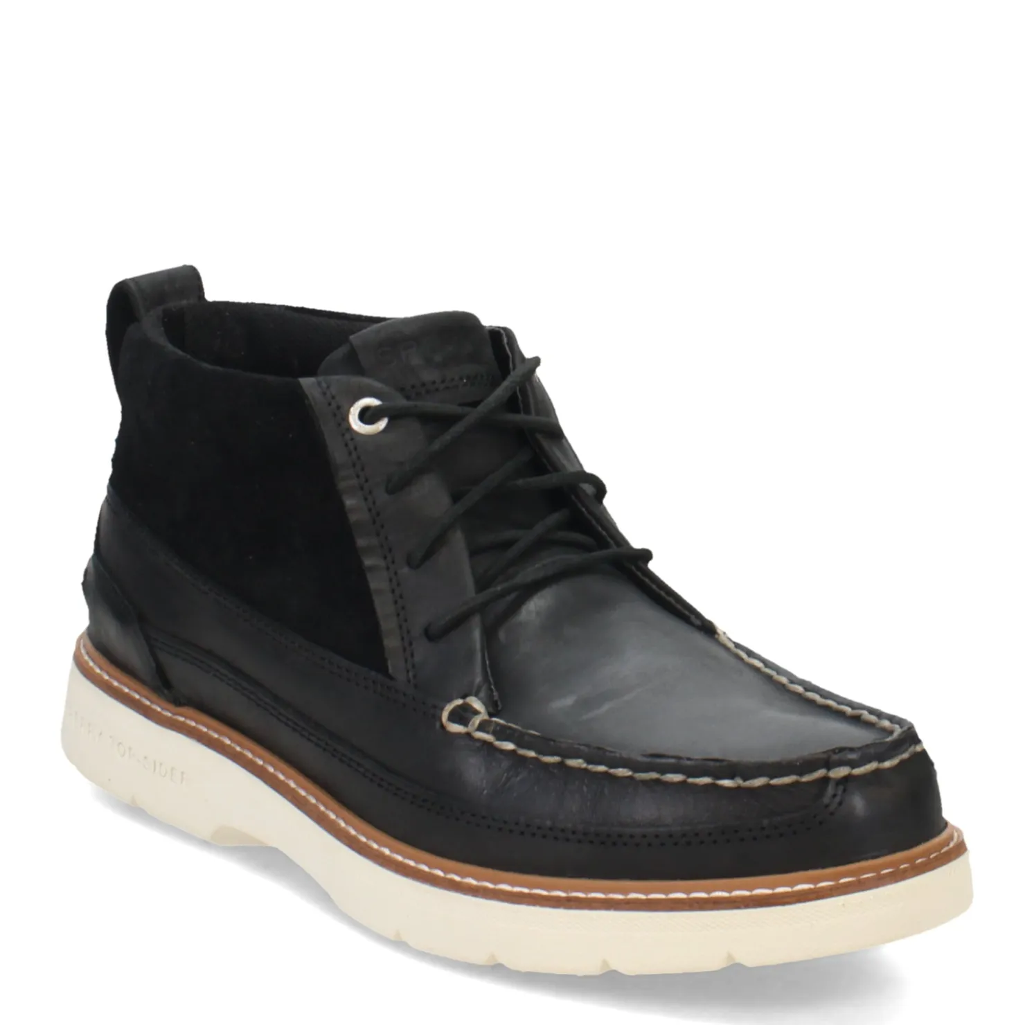 Boots*Sperry Men's , Authentic Plushwave Lug Boot Black