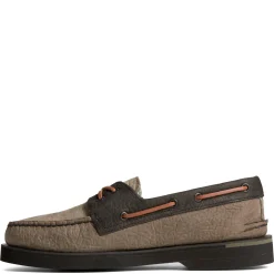 Boat Shoes*Sperry Men's , Authentic Plushwave Double Sole Boat Shoe Olive