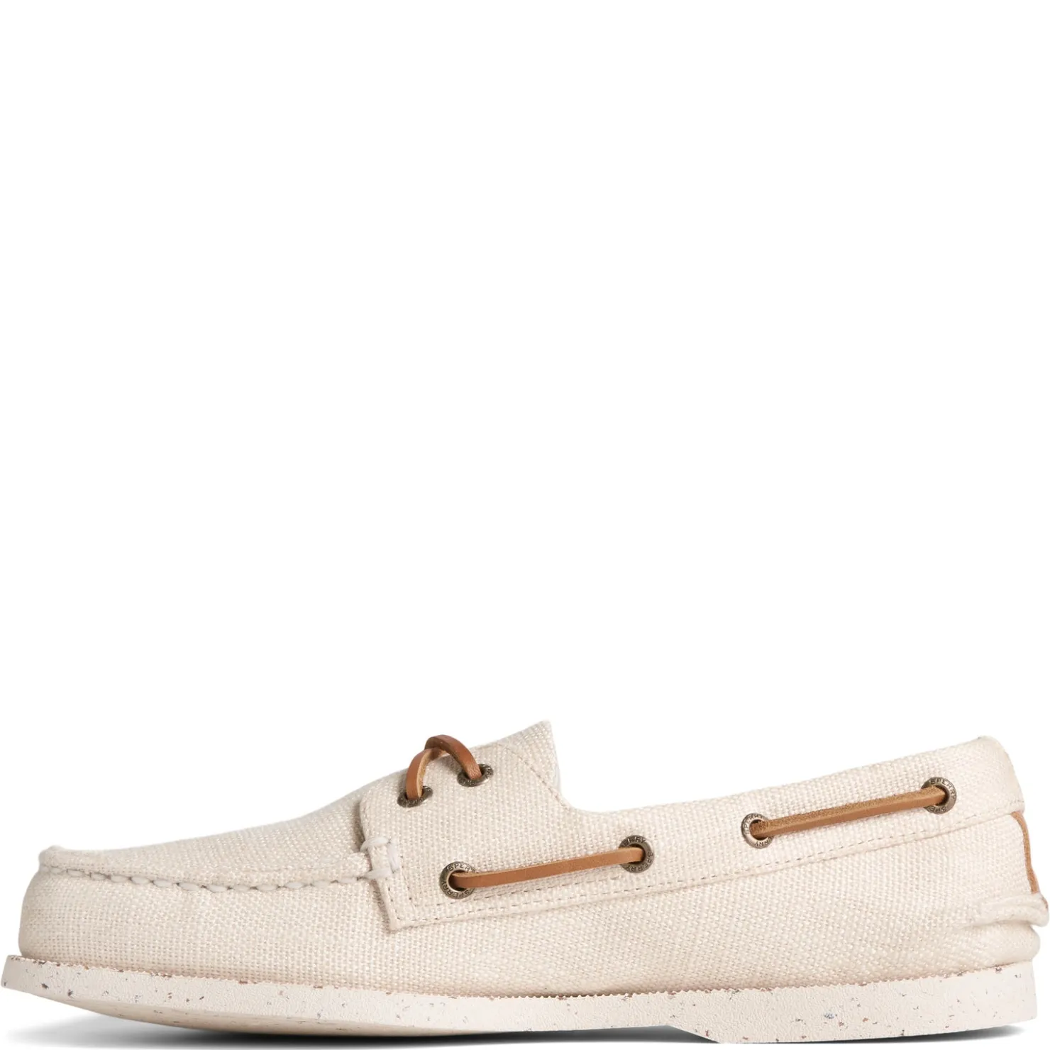 Boat Shoes*Sperry Men's , Authentic SeaCycled Boat Shoe Cream