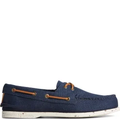 Boat Shoes*Sperry Men's , Authentic SeaCycled Boat Shoe Navy