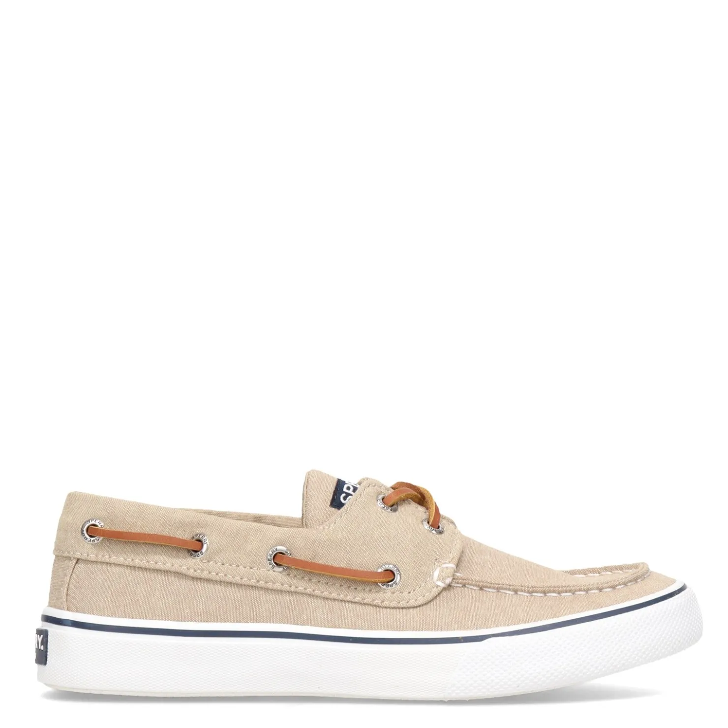 Boat Shoes*Sperry Men's , Bahama II Sneaker Tan Chambray