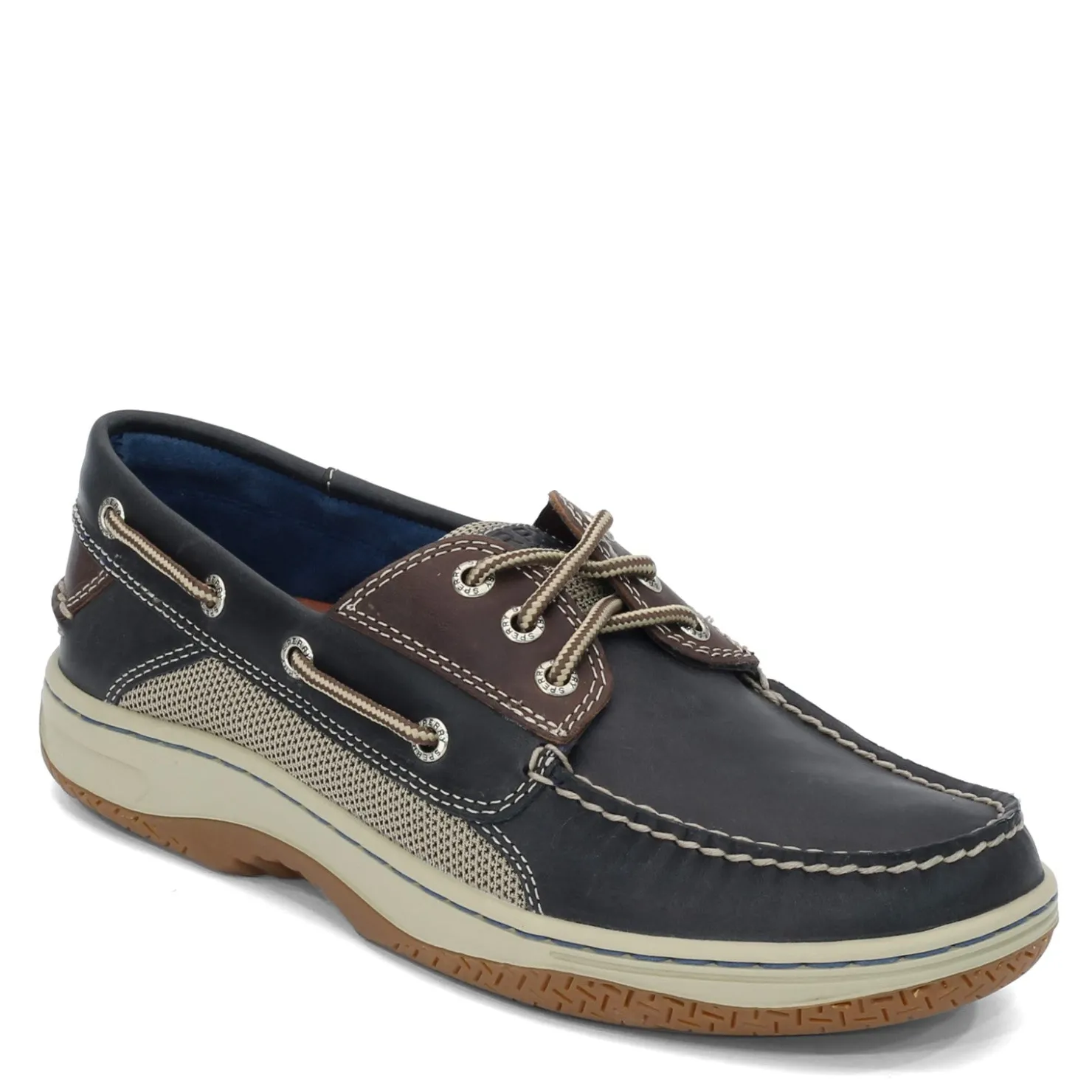 Boat Shoes*Sperry Men's , Billfish Ultralite 3-Eye Boat Shoe Navy Brown