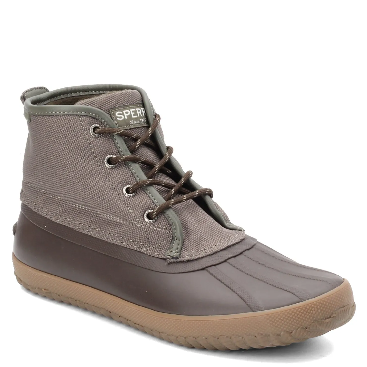 Boots*Sperry Men's , Breakwater Duck Boot Olive Brown