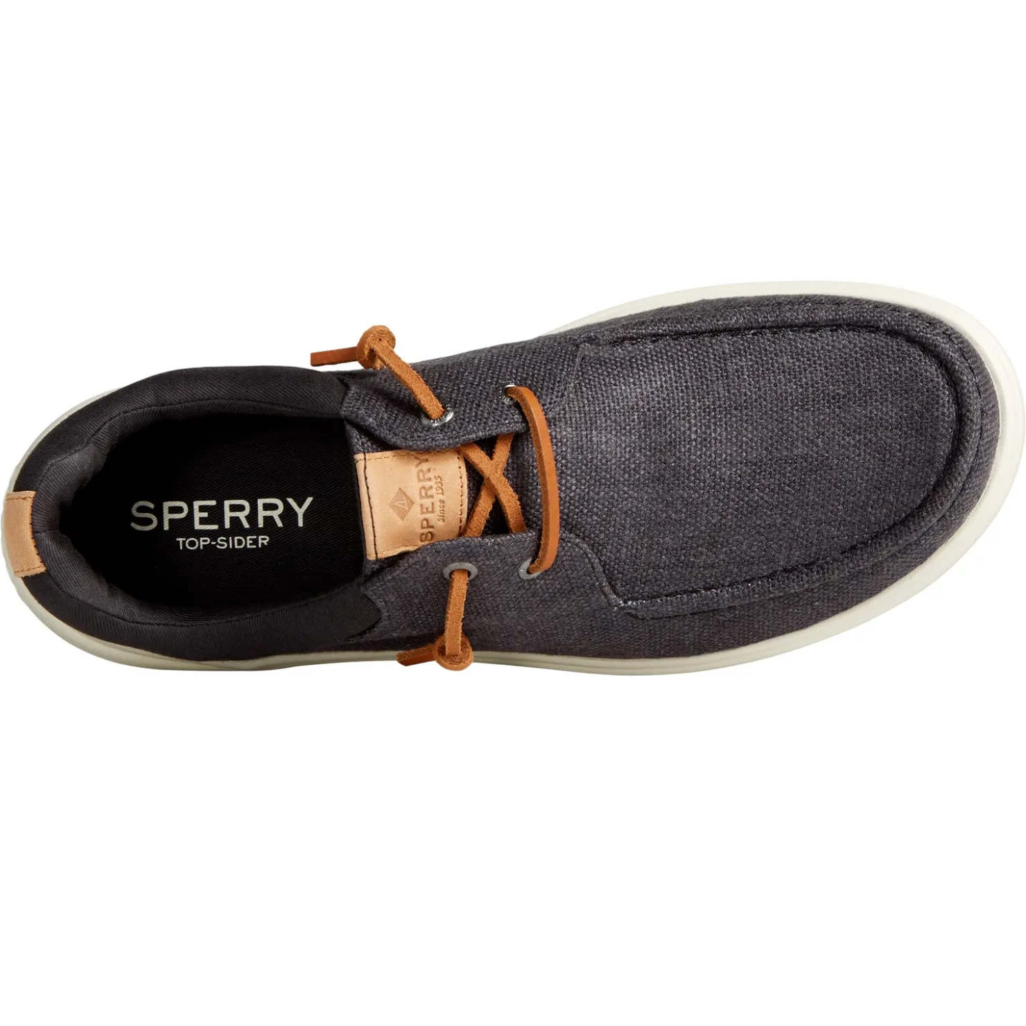 Loafers*Sperry Men's , Captain's Moc Slip-On Black