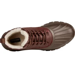 Boots*Sperry Men's , Duck Float Cozy Lace Rain Boot Brown