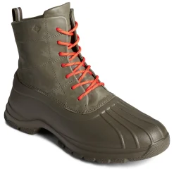 Boots*Sperry Men's , Duck Float Lace Rain Boot Olive