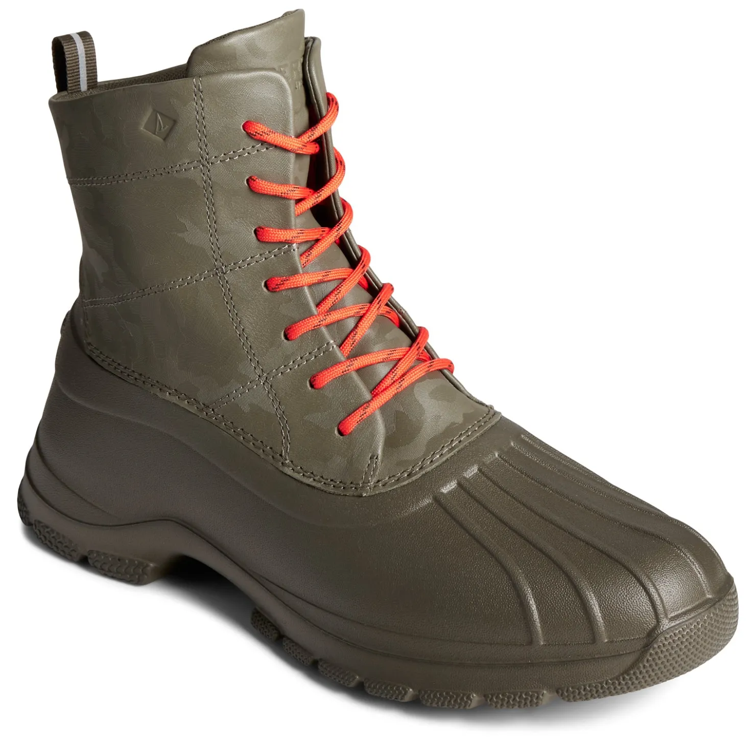 Boots*Sperry Men's , Duck Float Lace Rain Boot Olive