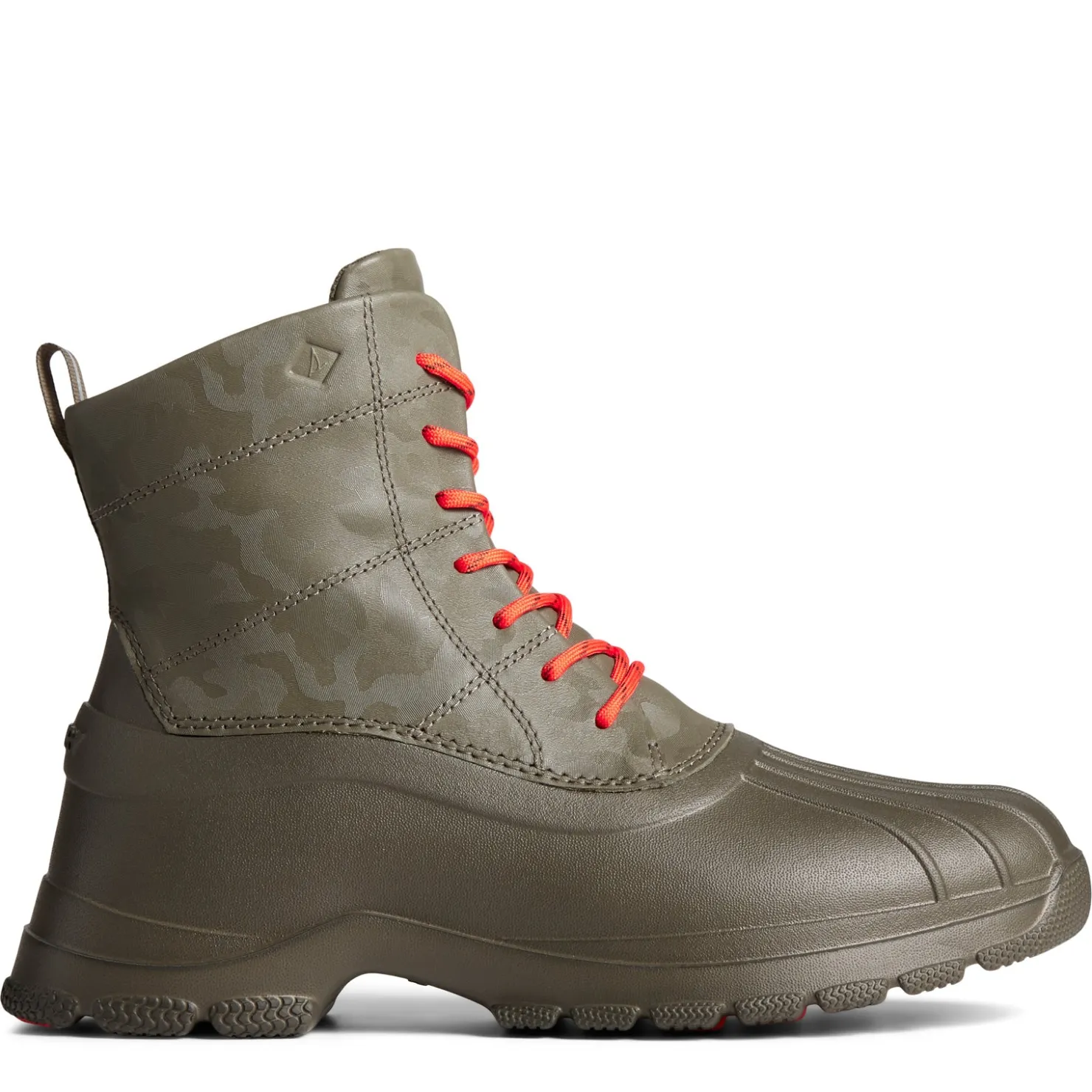 Boots*Sperry Men's , Duck Float Lace Rain Boot Olive
