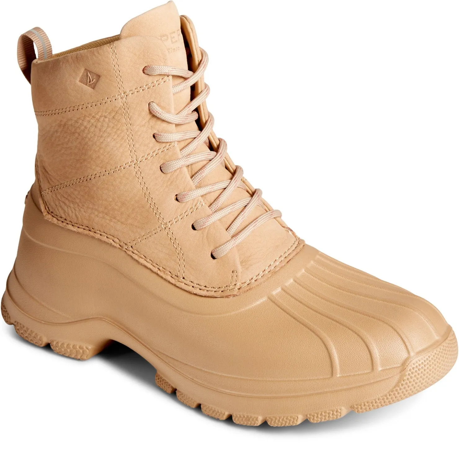 Boots*Sperry Men's , Duck Float Lace Rain Boot Tan