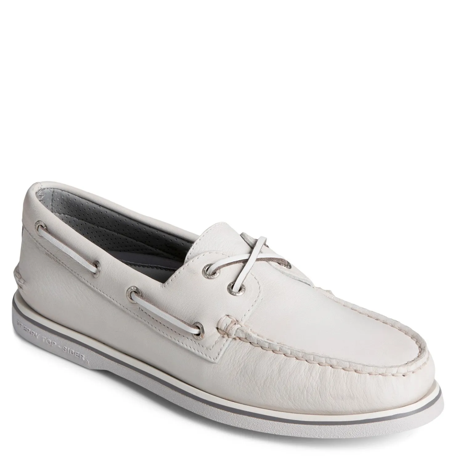Boat Shoes*Sperry Men's , Gold Cup Authentic Original Boat Shoe White
