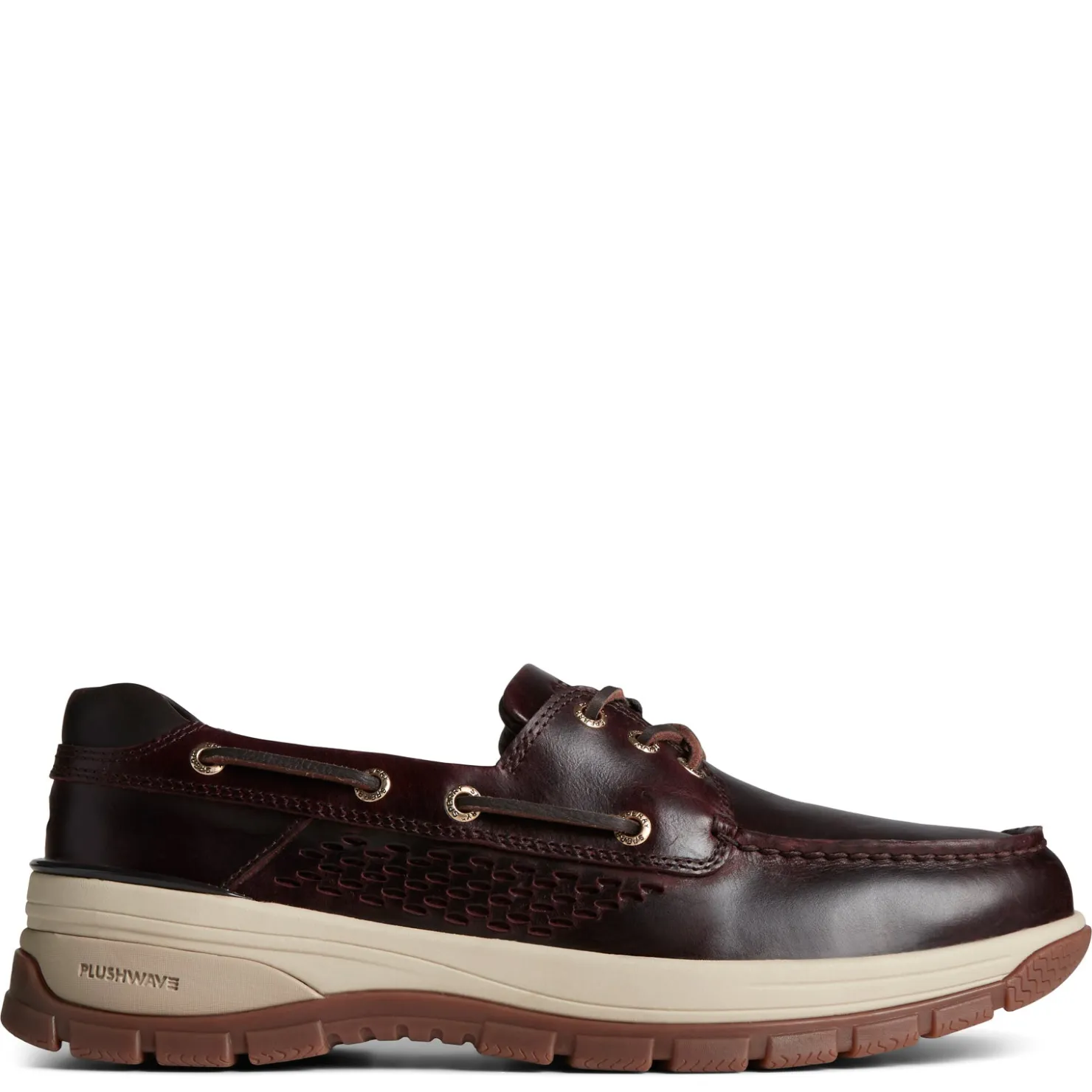 Slip-On Shoes*Sperry Men's , Gold Cup Billfish Plushwave Boat Shoe Amaretto