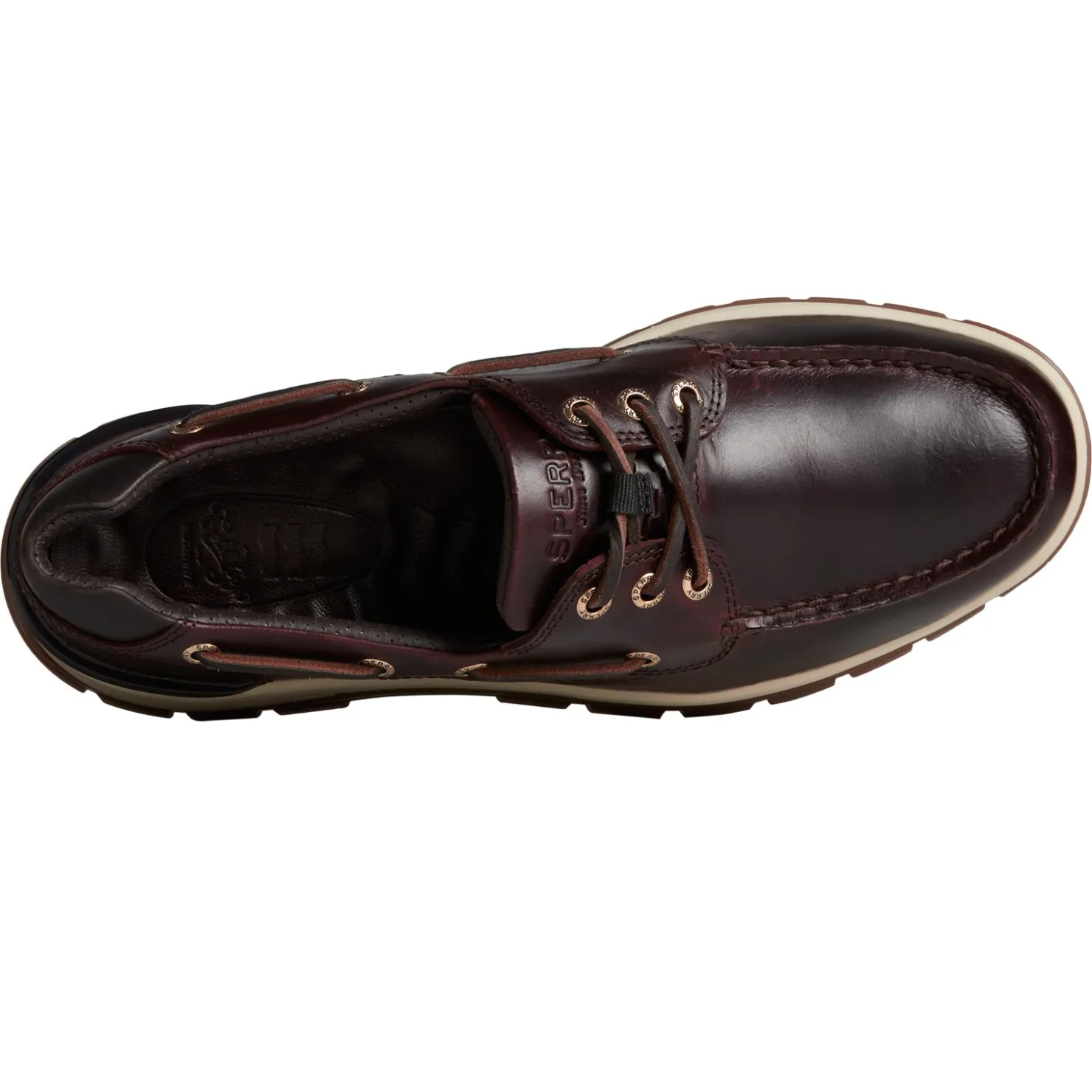 Slip-On Shoes*Sperry Men's , Gold Cup Billfish Plushwave Boat Shoe Amaretto