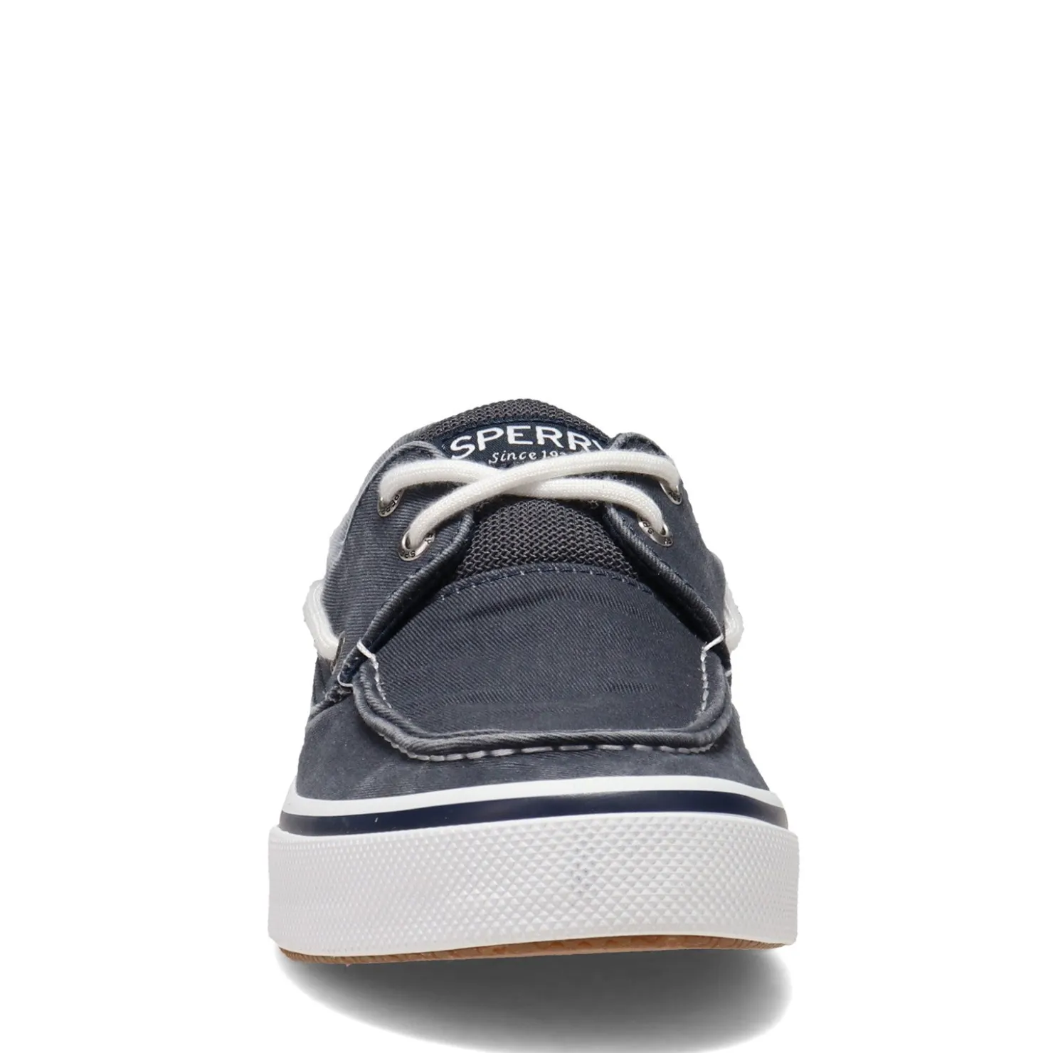Boat Shoes*Sperry Men's , Halyard Boat Shoe Navy Twill