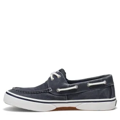 Boat Shoes*Sperry Men's , Halyard Boat Shoe Navy Twill