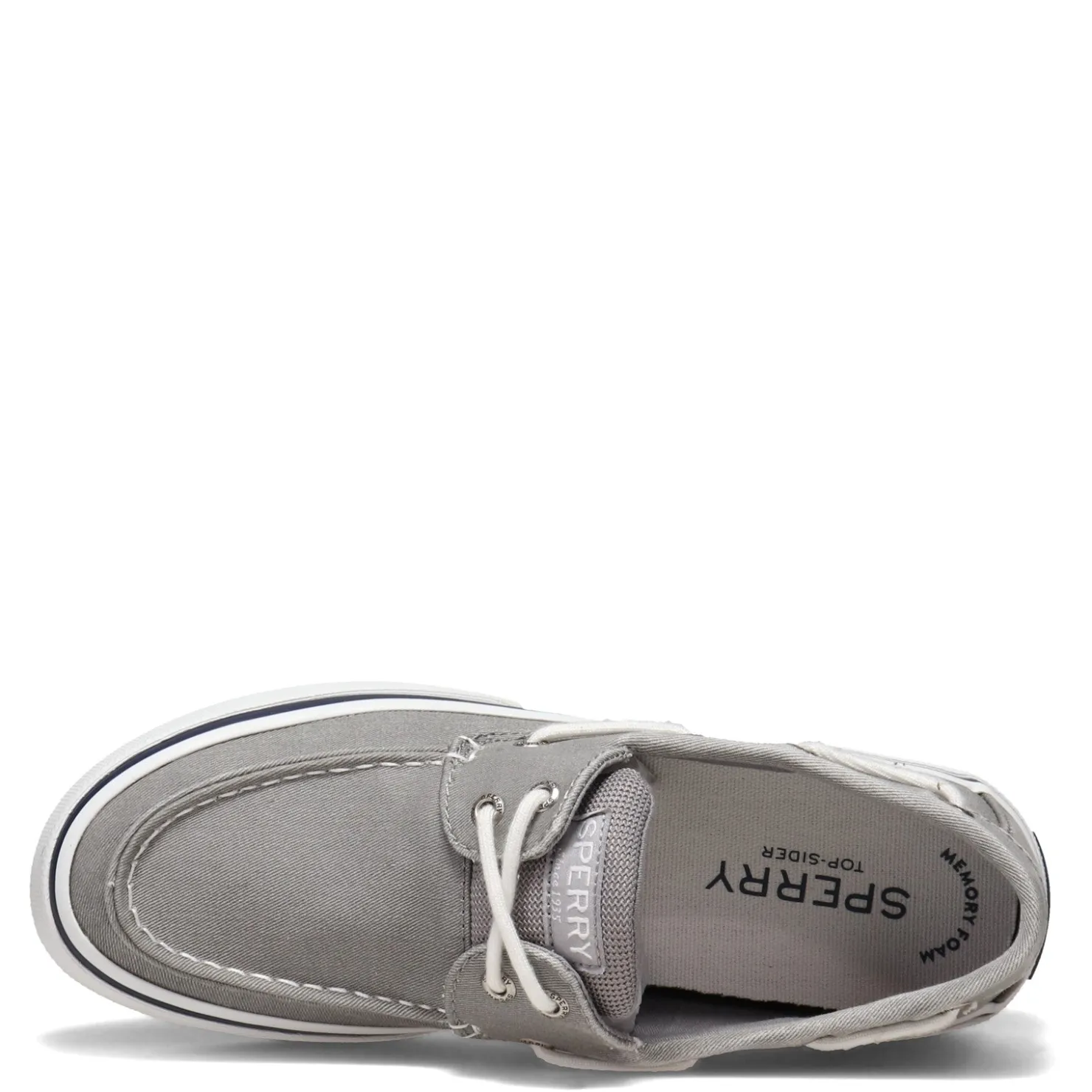 Boat Shoes*Sperry Men's , Halyard Boat Shoe Gray