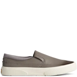 Slip-On Shoes*Sperry Men's , Halyard CVO Plushstep Slip-On Gray
