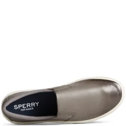 Slip-On Shoes*Sperry Men's , Halyard CVO Plushstep Slip-On Gray