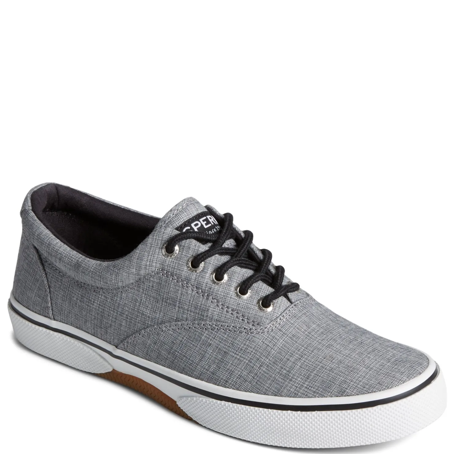 Sneakers & Athletics*Sperry Men's , Halyard CVO Sneaker Black Linen
