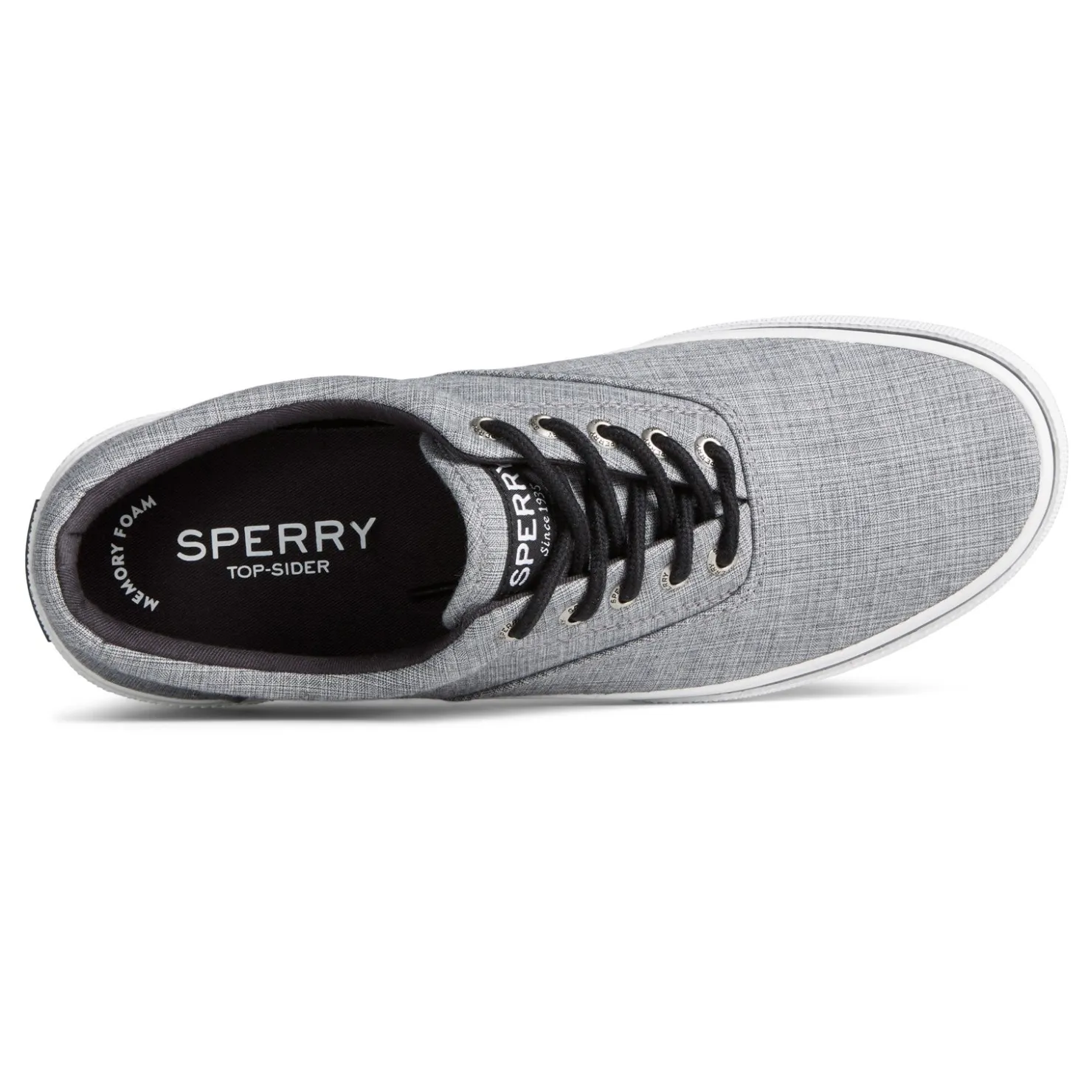 Sneakers & Athletics*Sperry Men's , Halyard CVO Sneaker Black Linen