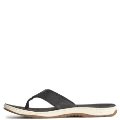 Flip Flops*Sperry Men's , Havasu Perf Sandal Black