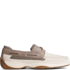 Slip-On Shoes*Sperry Men's , Lanyard Boat Shoe Light Grey