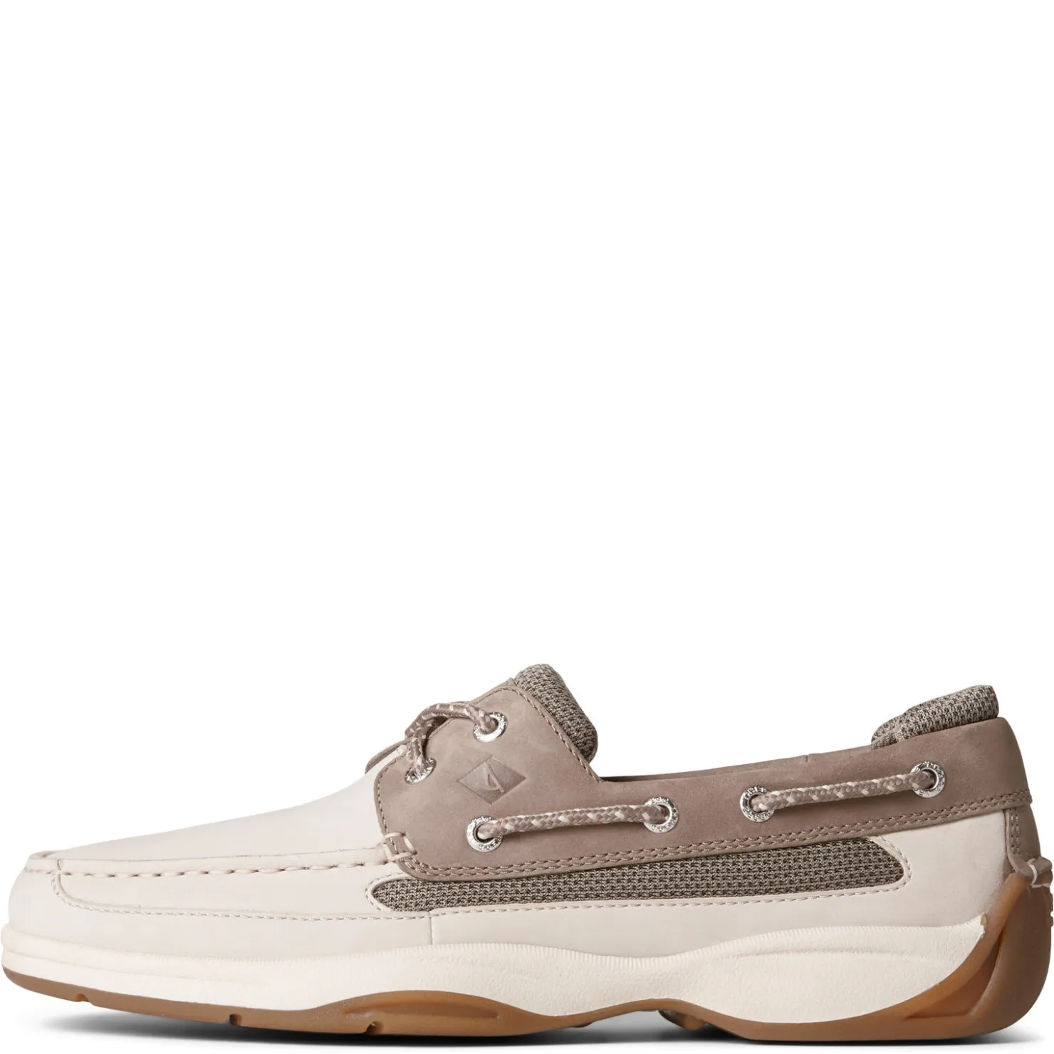 Slip-On Shoes*Sperry Men's , Lanyard Boat Shoe Light Grey