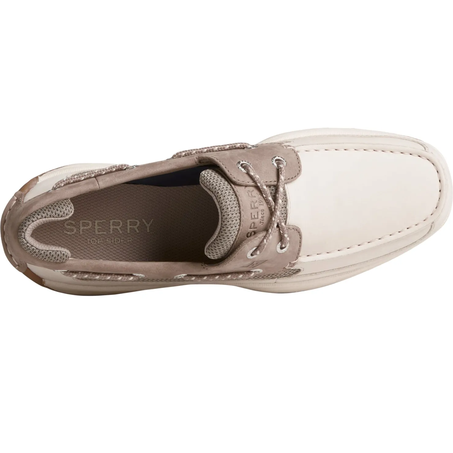 Slip-On Shoes*Sperry Men's , Lanyard Boat Shoe Light Grey