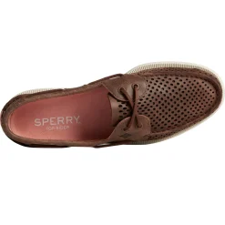 Boat Shoes*Sperry Men's , Leeward Boat Shoe Honey