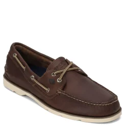 Boat Shoes*Sperry Men's , Leeward X Lace Boat Shoe Dark Brown
