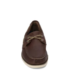 Boat Shoes*Sperry Men's , Leeward X Lace Boat Shoe Dark Brown