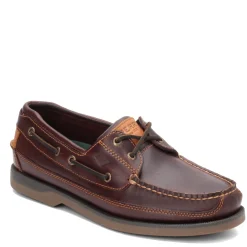 Boat Shoes*Sperry Men's , Mako 2-Eye Boat Shoe Brown Red