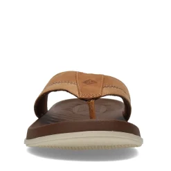 Sandals*Sperry Men's , Plushwave Thong Sandal Tan