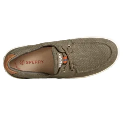 Sneakers & Athletics*Sperry Men's , SeaCycled Bowery Sneaker Olive