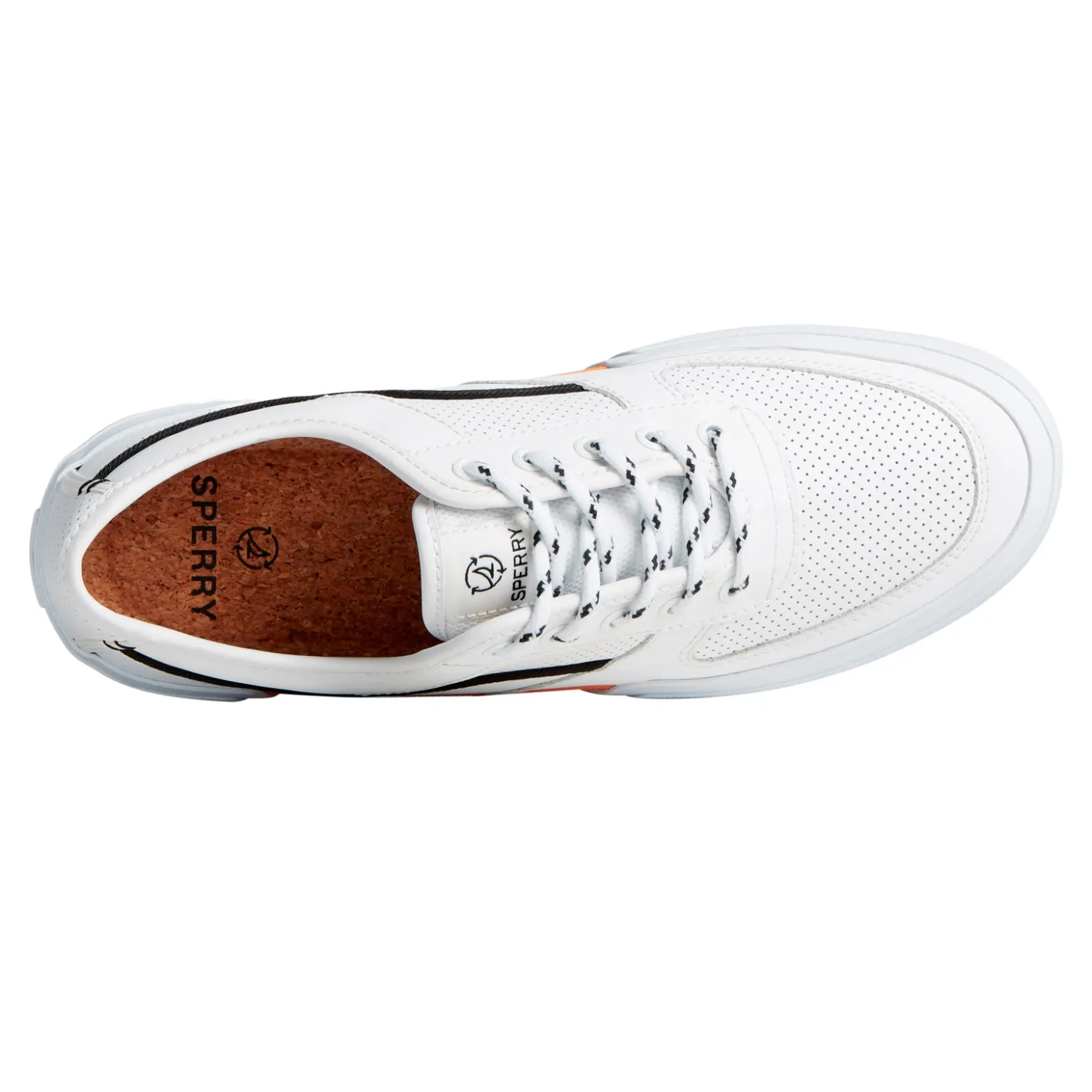 Fashion & Street*Sperry Men's , Soletide 2 Eye Seacycled Sneaker White Multi