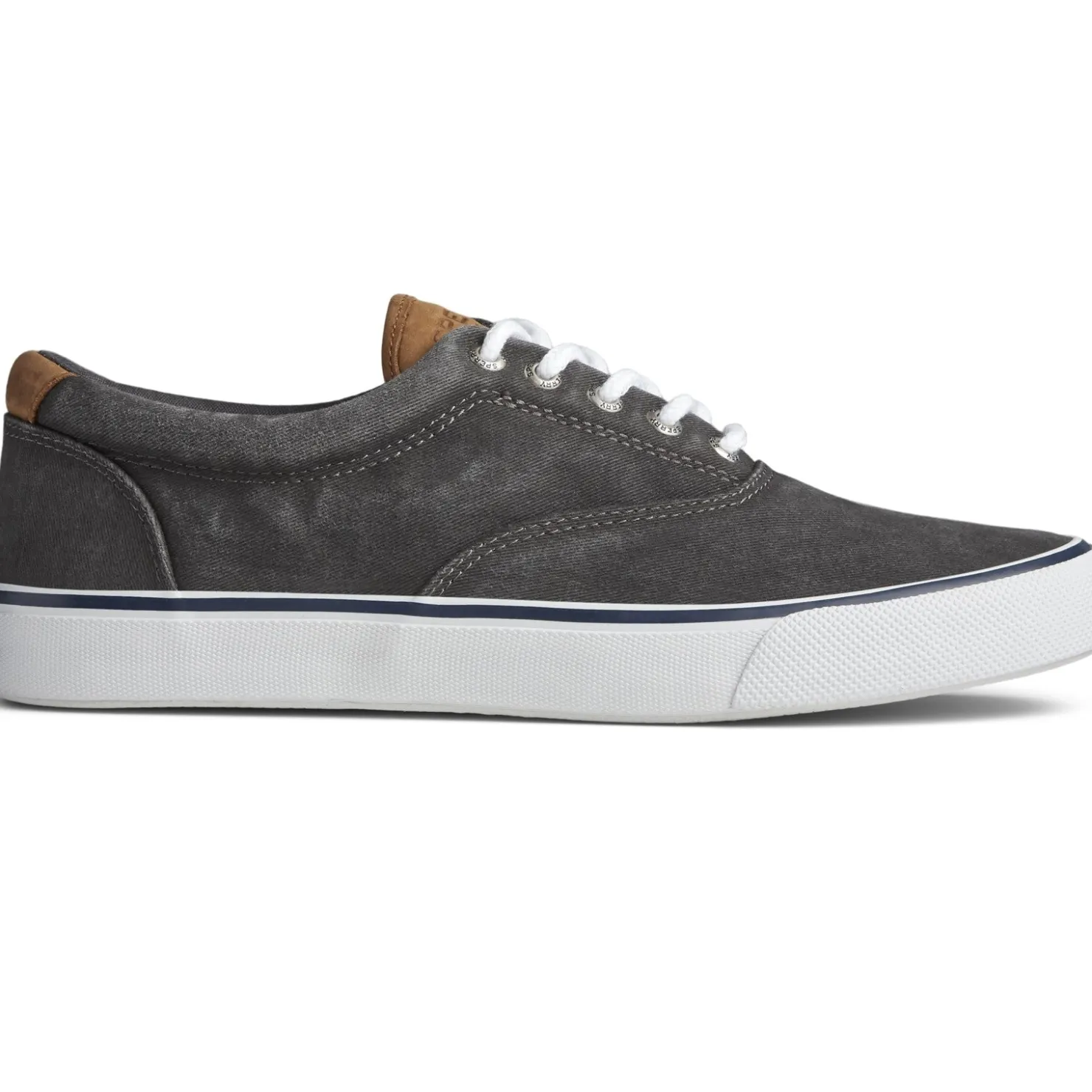 Fashion & Street*Sperry Men's , Striper II CVO Sneaker Saltwash Black