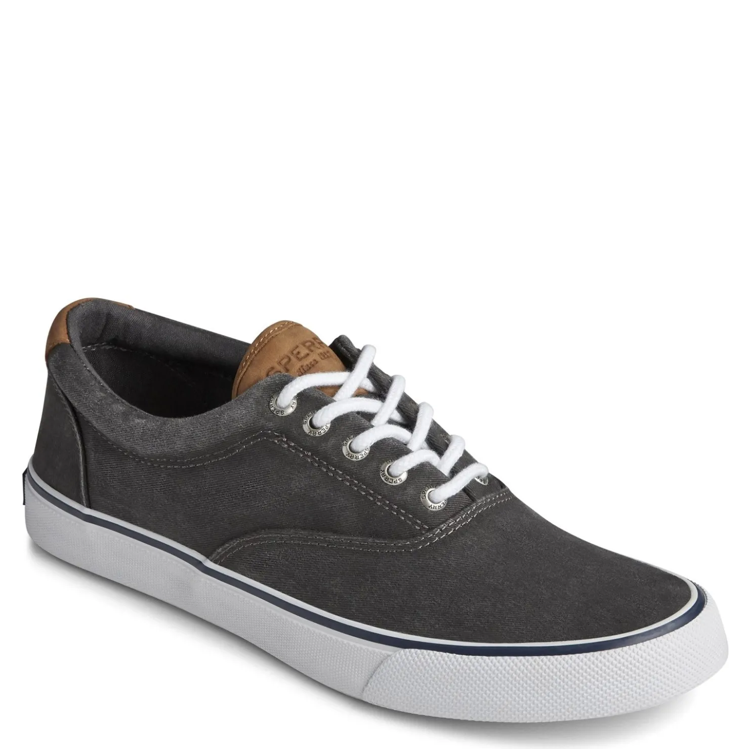 Fashion & Street*Sperry Men's , Striper II CVO Sneaker Saltwash Black