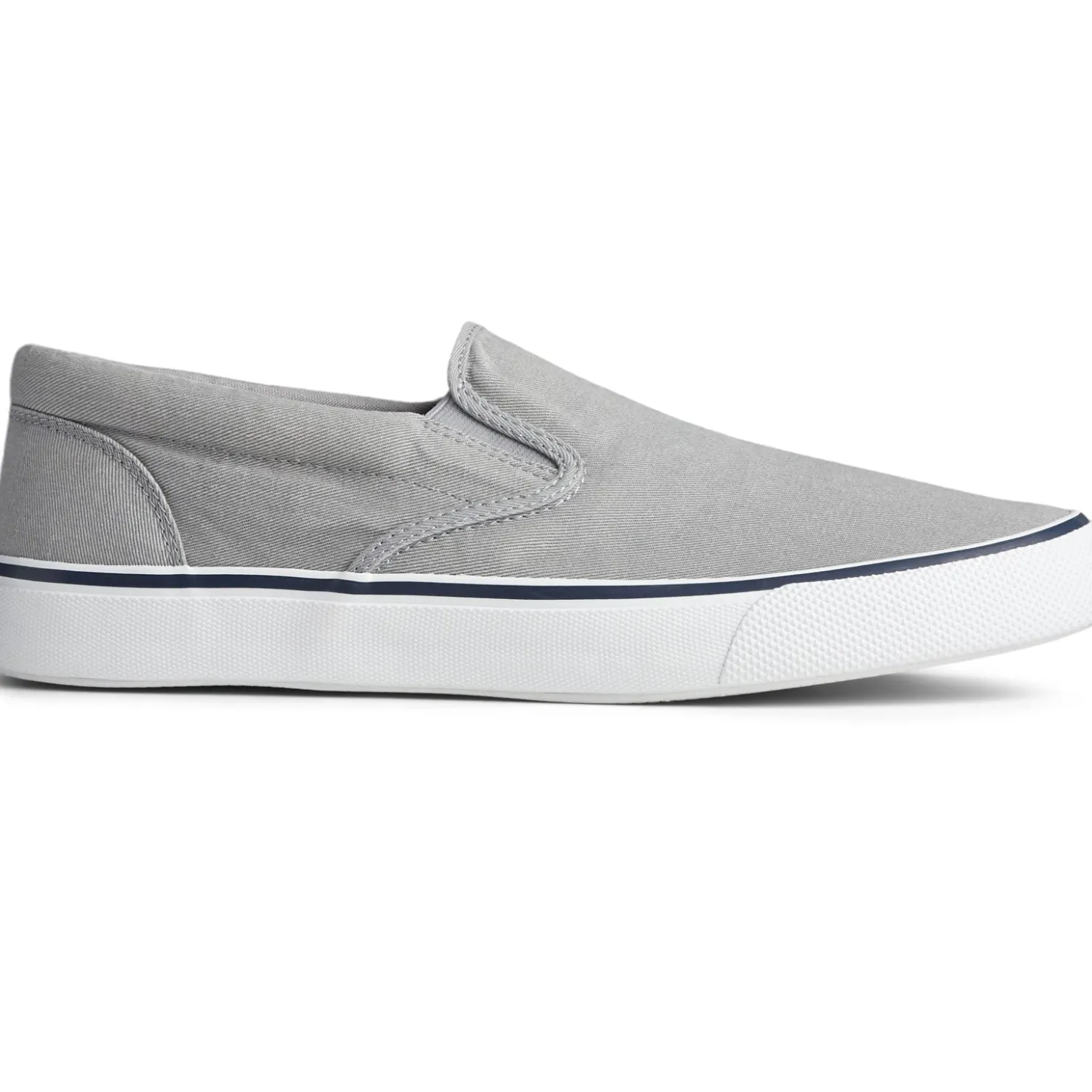 Slip-On Shoes*Sperry Men's , Striper II Slip-On Sneaker Saltwash Grey
