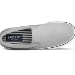 Slip-On Shoes*Sperry Men's , Striper II Slip-On Sneaker Saltwash Grey